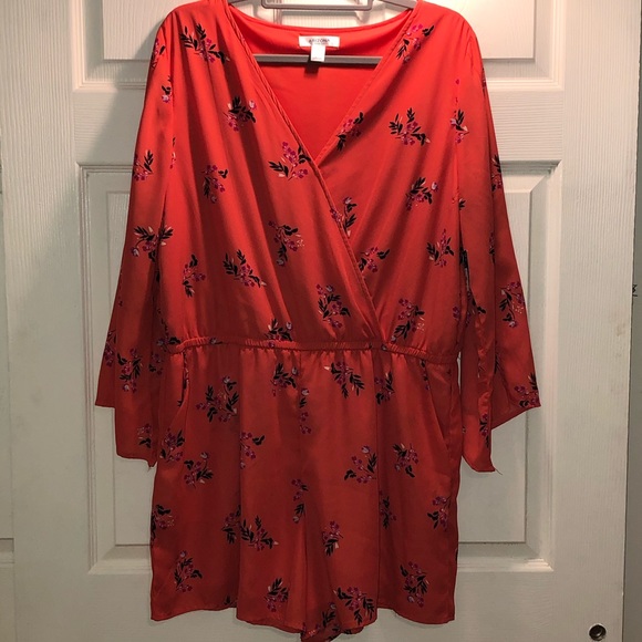 Arizona Jeans coral romper - Picture 7 of 8